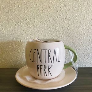 Rae Dunn Central Perk Mug with Plate
